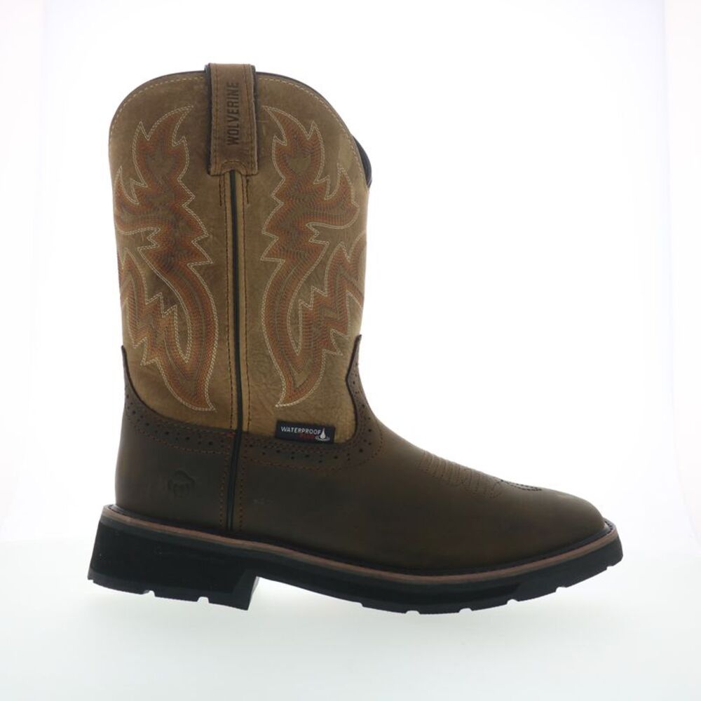 Wolverine Mens Rancher Waterproof Brown Boots (NWT)